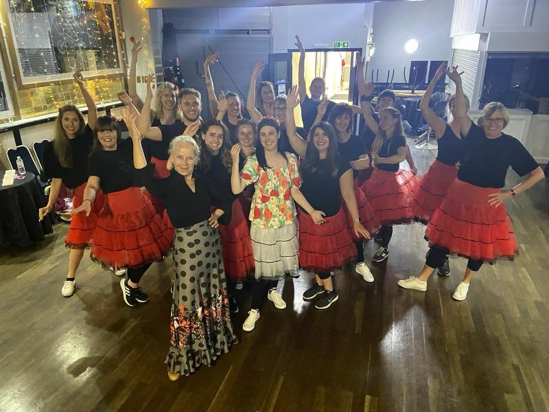 Flamenco hen party dance class Leeds - Spanish flamenco hen do