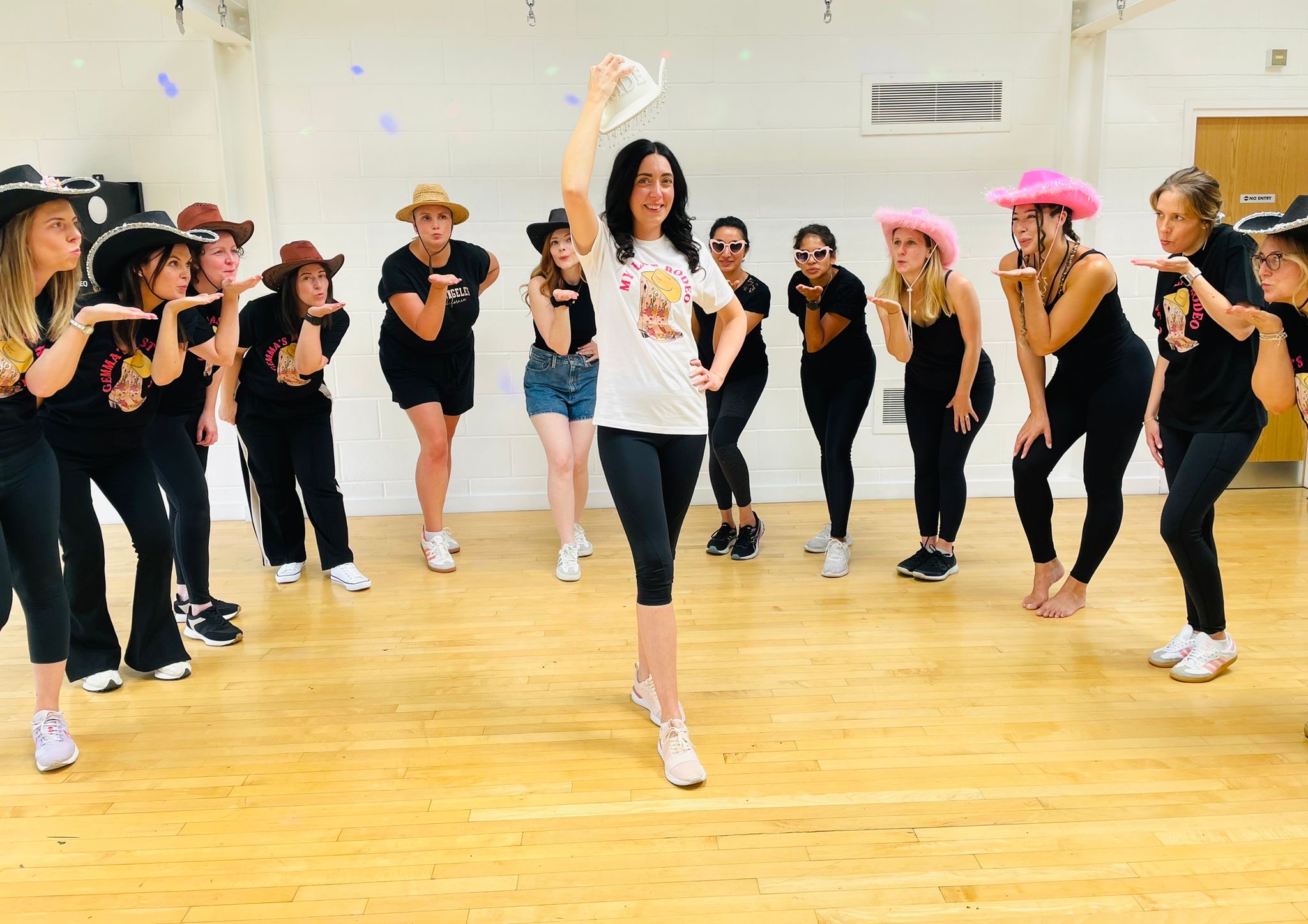 Line dancing hen party dance class Leeds - country boot scootin hen do